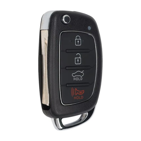 2017-2020 Hyundai Sonata / 4-Button 4D60 Chip Remote Flip Key / PN: 95430-C1210 / TQ8-RKE-4F25 (LF 4BT) (RFK-HY-SN25)